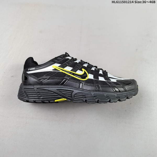 NIKE P-6000 IS A STYLISH RUNNING SHOE PERFECT FOR BOTH DAILY WEAR AND RUNNING. BOTH INNER AND OUTER SIDES OF WOMEN'S MODEL FEATURE GRAY HOOKS, ENSURING EXCELLENT BREATHABILITY.