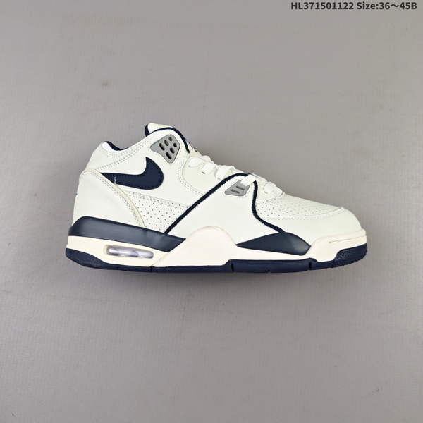 NIKE AIR FLIGHT 89 MEN'S SPORTS SHOE, PART OF AJ4 BROTHERS SERIES, REIMAGINES CLASSIC STYLE OF EXCEPTIONAL BASKETBALL BOOTS FROM LATE 1980S WITH A SLEEK LEATHER DESIGN.