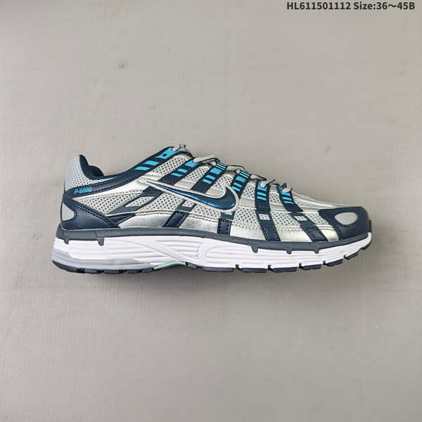 NIKE P-6000 SERIES FEATURES A LOW-PROFILE RETRO DAD-STYLE CASUAL ATHLETIC RUNNING SHOE WITH IMPORTED SANDWICH MESH CONSTRUCTION, INCORPORATING ELEMENTS FROM PEGASUS'S CLASSIC SPORTS SHOE DESIGNS FOR ENHANCED COMFORT.