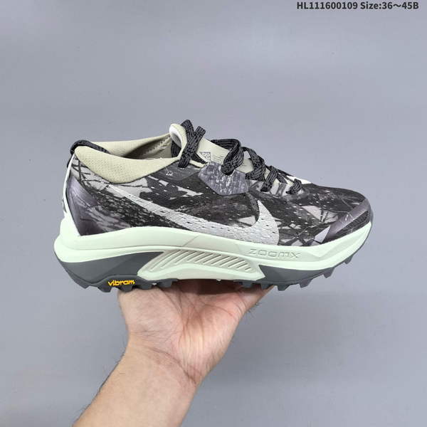NIKE ACG ZEGAMA TRAIL 2 – A VERSATILE OUTDOOR SPORTS SHOE FEATURING FABRIC CONSTRUCTION WITH SHOCK ABSORPTION, ANTI-SLIP PROPERTIES, AND BREATHABILITY; DESIGNED FOR TRAIL RUNNING. MODEL: HV8113-003