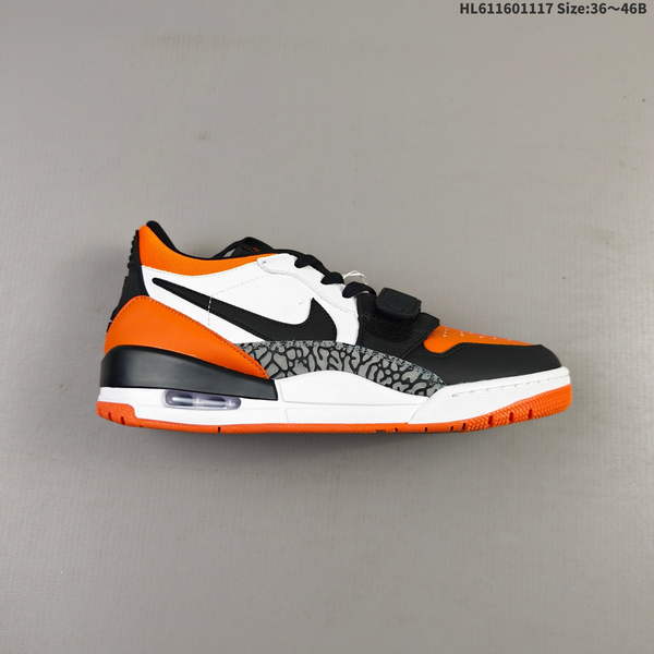 NIKE AIR JORDAN LEGACY AJ312 LOW IS A THREE-IN-ONE HYBRID LOW-TOP CULTURAL CASUAL SPORTS BASKETBALL SHOE FEATURING AN INTERLOCKING DESIGN.