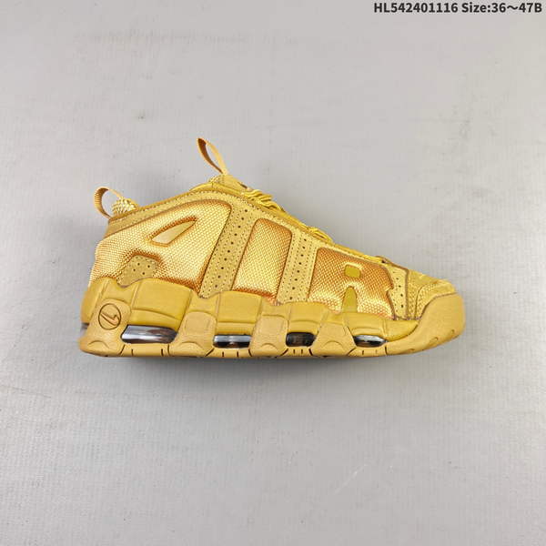 NIKE AIR MORE UPTEMPO LOW PIPPEN, FROM BRAND'S LATEST COLLECTION, IS UNDOUBTEDLY ONE OF MOST REMARKABLE MILESTONES IN BASKETBALL SHOE HISTORY.