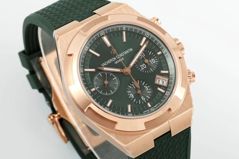 Vacheron Constantintop-tier watch green dial Zonghengsihai V3 upgraded version 41mmrubber straprose gold3
