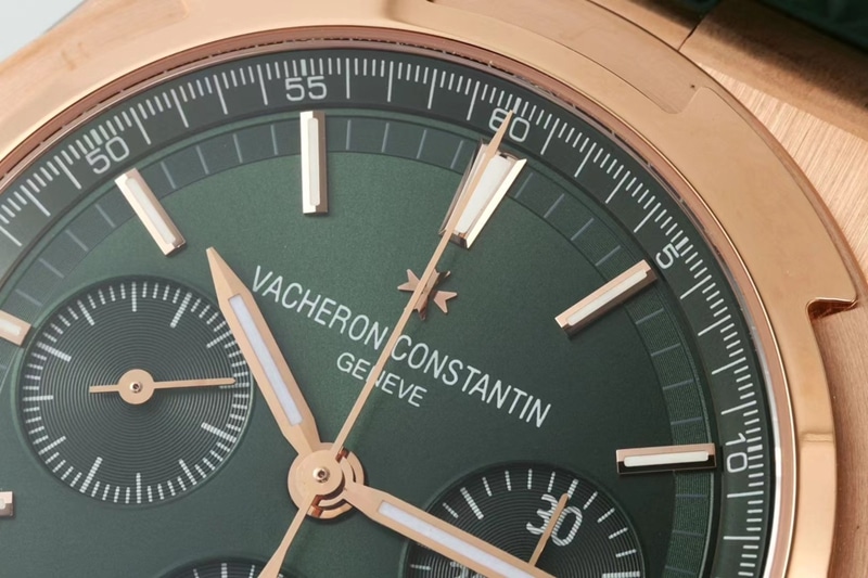 Vacheron Constantintop-tier watch green dial Zonghengsihai V3 upgraded version 41mmrubber straprose gold4