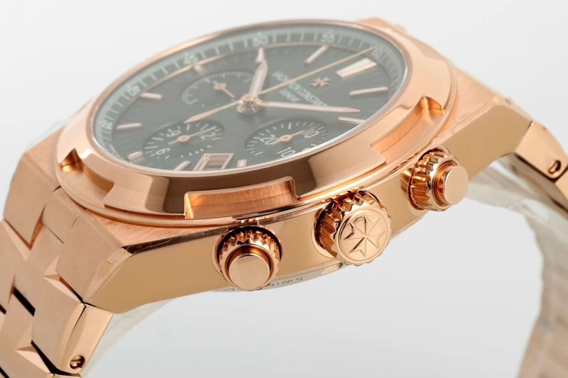 Vacheron Constantintop-tier watch green dial Zonghengsihai V3 upgraded version 41mmrubber straprose gold5