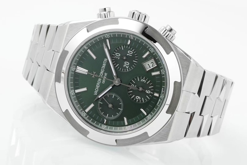 Vacheron Constantintop-tier watch green dial Zonghengsihai V3 upgraded version 41mm steel bracelet white steel