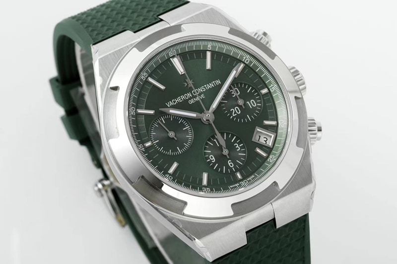 Vacheron Constantintop-tier watch green dial Zonghengsihai V3 upgraded version 41mmrubber strap white steel 2