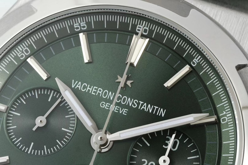 Vacheron Constantintop-tier watch green dial Zonghengsihai V3 upgraded version 41mmrubber strap white steel 4
