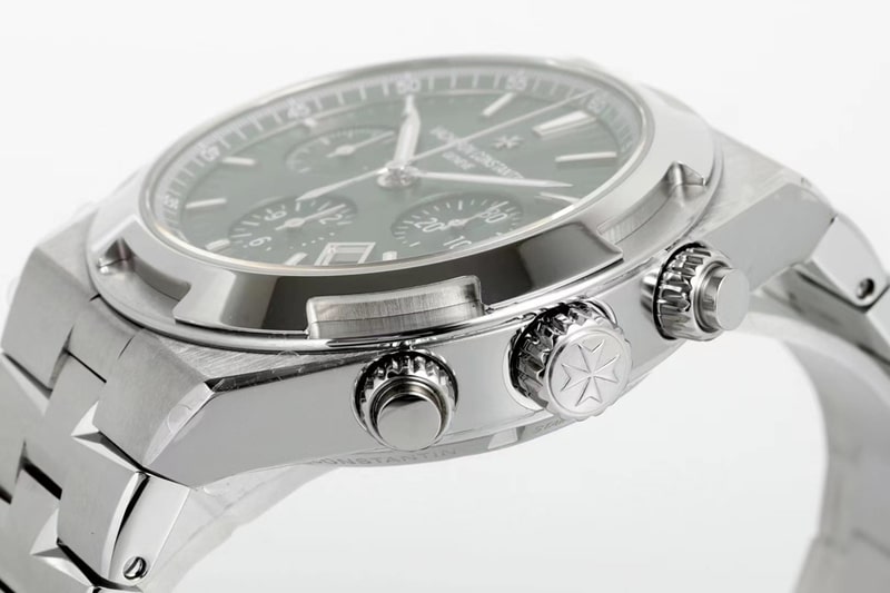 Vacheron Constantintop-tier watch green dial Zonghengsihai V3 upgraded version 41mm rubber strap white steel 5
