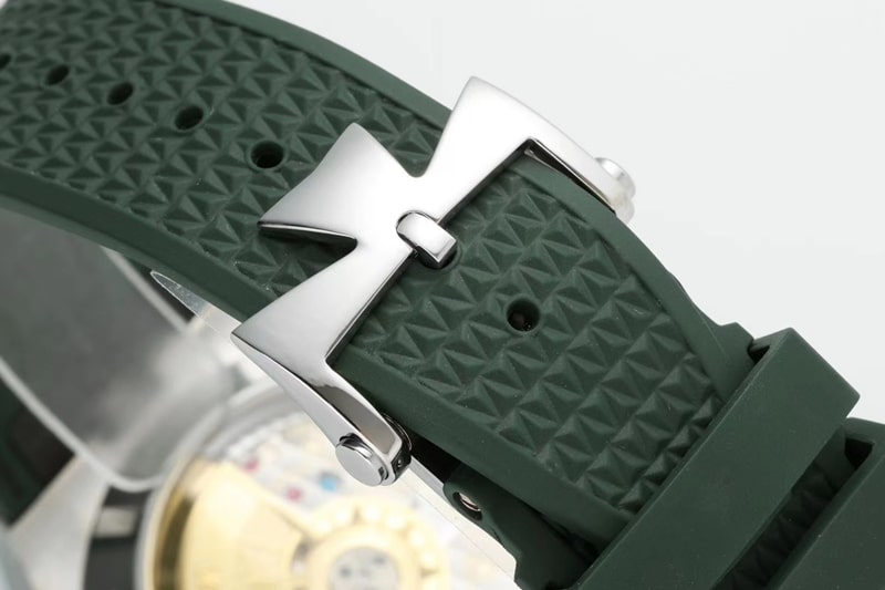 Vacheron Constantintop-tier watch green dial Zonghengsihai V3 upgraded version 41mmrubber strap white steel 7