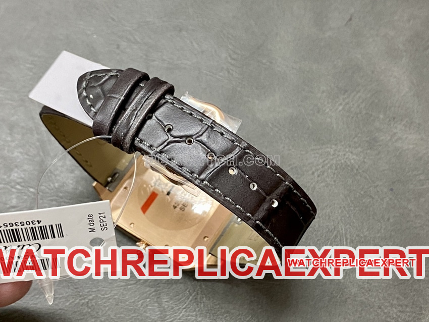 F1 factory Cartier Santos gray plate rose gold large size WGSA0032braceletlive photos
