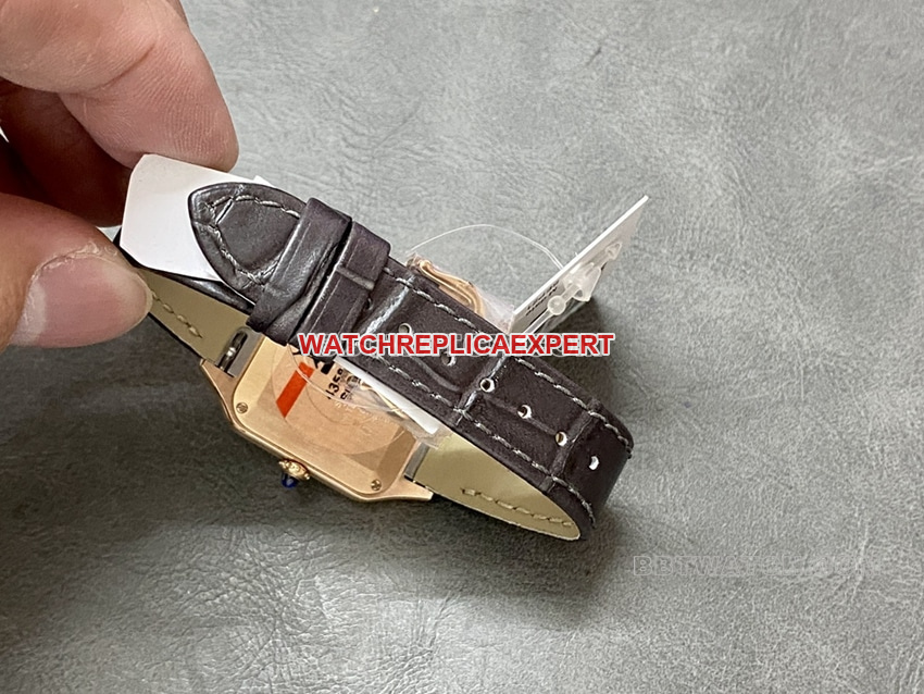 F1 factory Cartier Santos super A silver plate rose gold small WGSA0022 strap real picture
