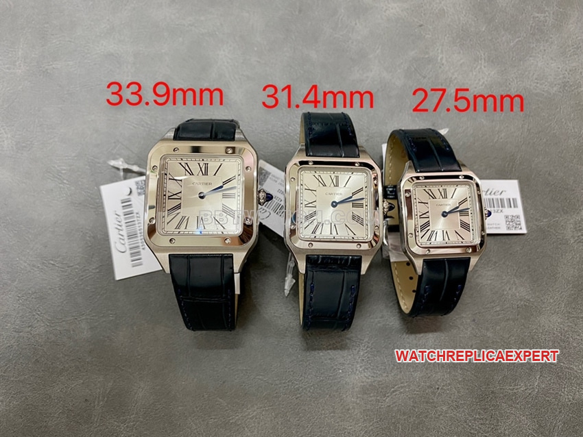 F1 factory Cartier Santos super A silver plate small WSSA0023 front real picture