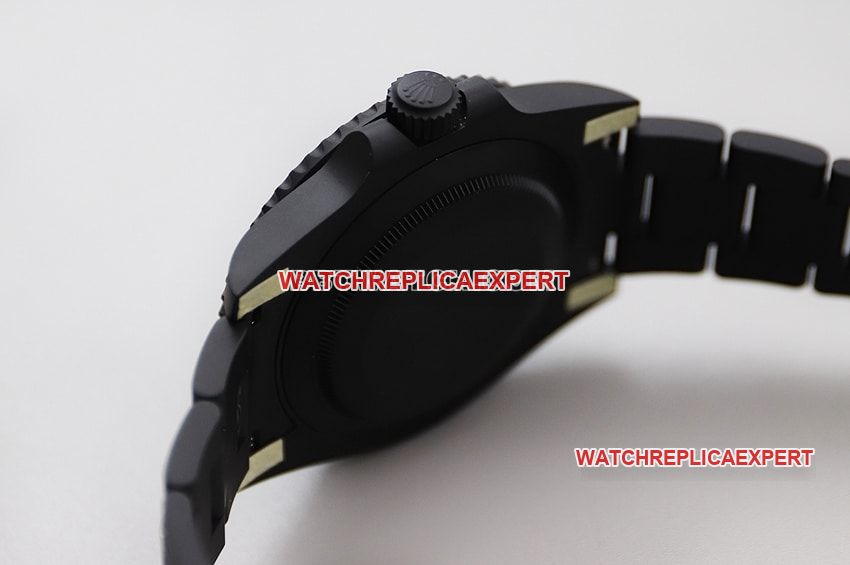 VS FactoryRolexSubmariner1:1top-tier gradient green dial carbon fiber steel bracelet model side live photo