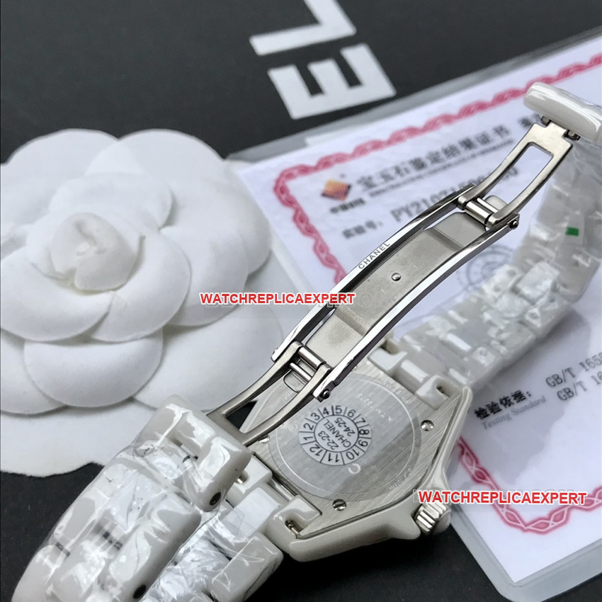ChanelJ12super white mother of pearl plate 29mmquartzH2570clasplive photos