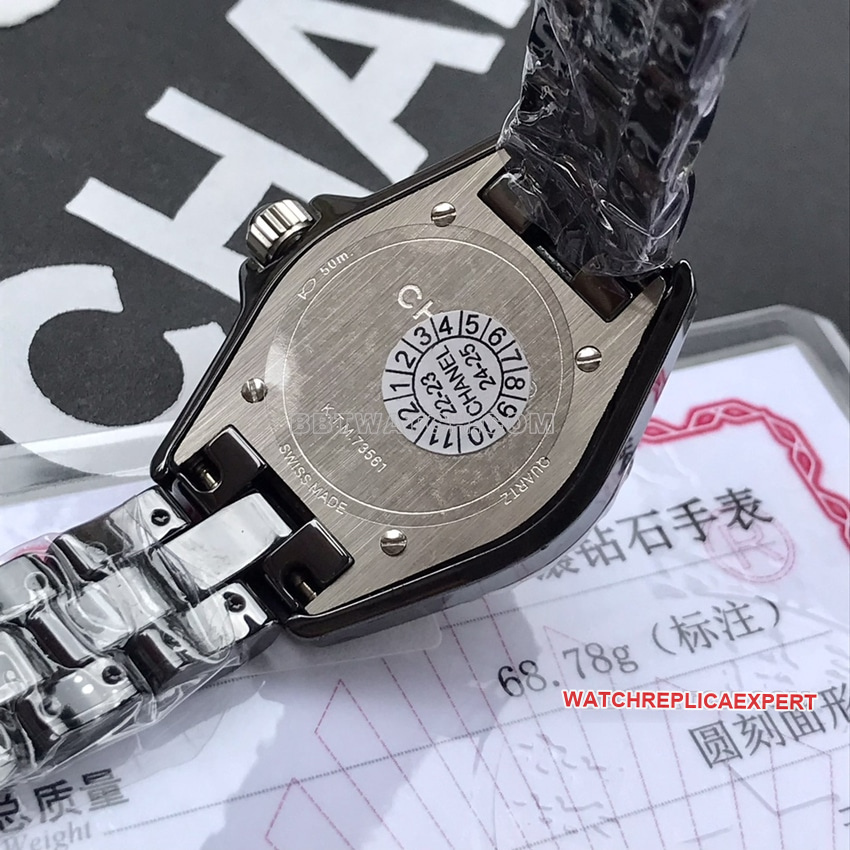 ChanelJ12top-tier 1:1high-quality replicablack dial29mmquartzH2569caseback live photo