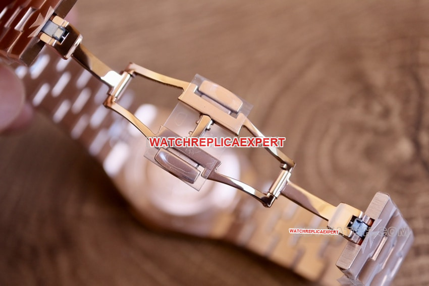 CC factory Vacheron Constantin top-tier 1:1super cloneblue dial pink gold 1225Vclasplive photos