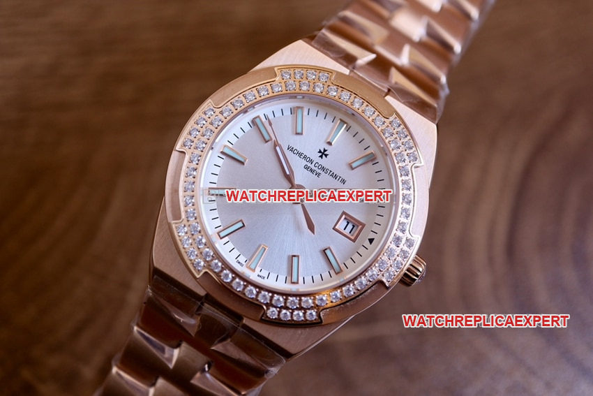 CC factory Vacheron Constantin top-tier replicasilver dial pink gold 1225Vfront live photo