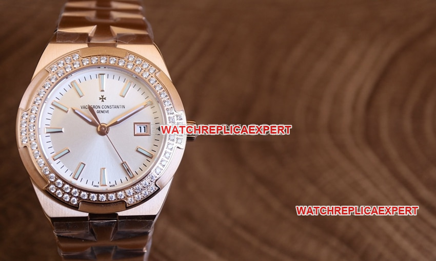 CC factory Vacheron Constantin top-tier replicasilver dial pink gold 1225Vfront live photo