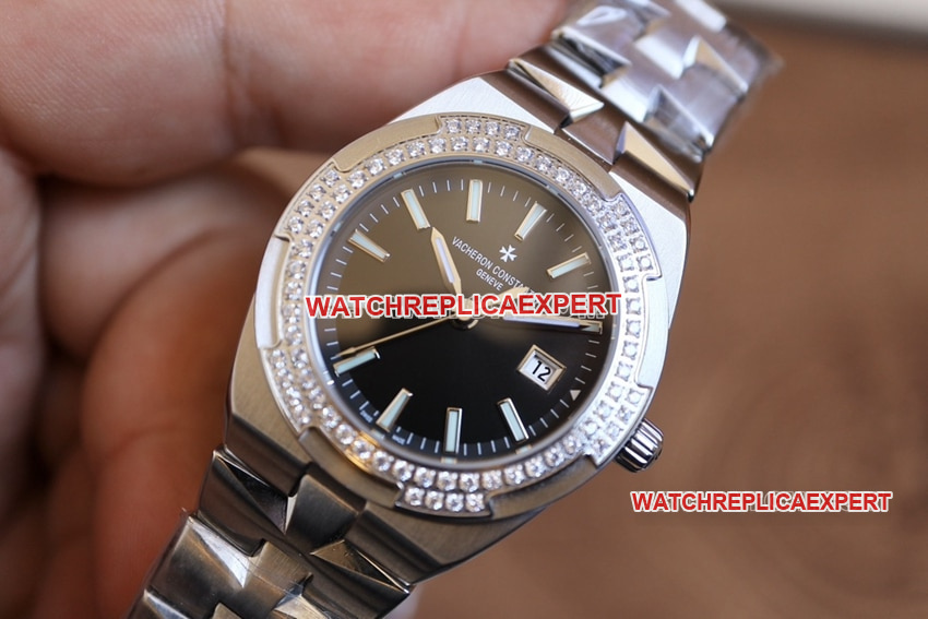 CC factory Vacheron Constantin across the world 1:1super cloneblack dial1205Vfront live photo