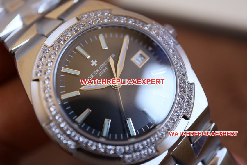 CC factory Vacheron Constantin across the world 1:1super cloneblack dial1205Vfront live photo