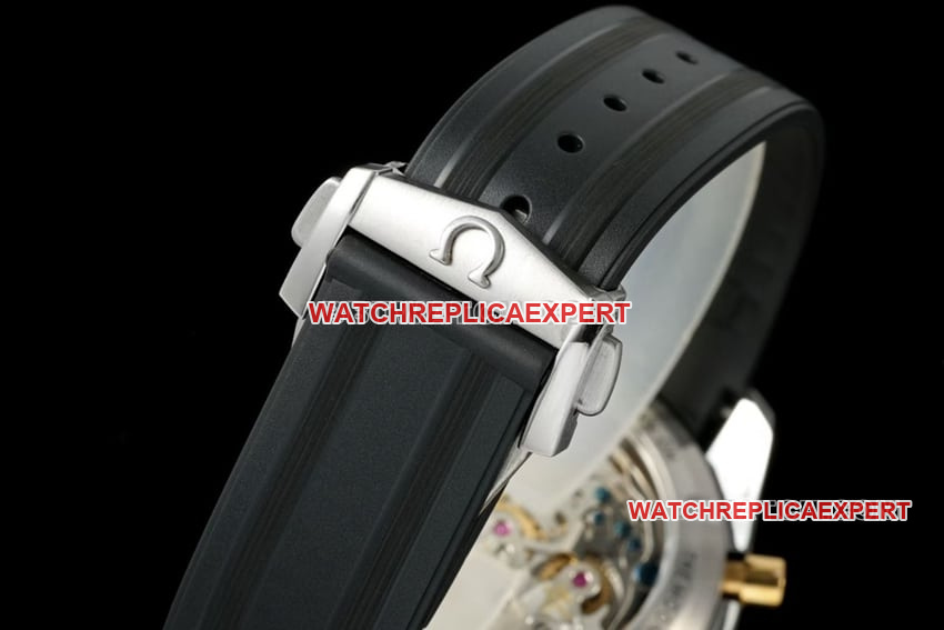 Omega Speedmaster top-tier 1:1super clonesilver dial rubber model 310.20.42.50.02.001braceletlive photos