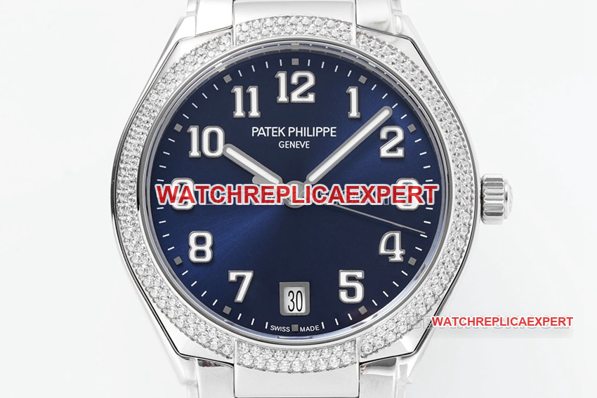 PPF FactoryPatek Philippe1:1super cloneblue dial7300/1200A-001front live photo
