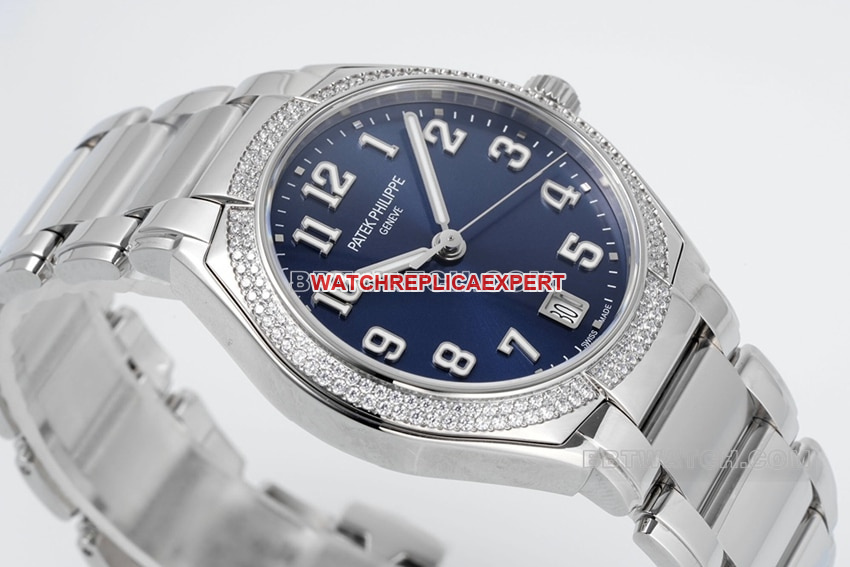 PPF FactoryPatek Philippe1:1super cloneblue dial7300/1200A-001front live photo