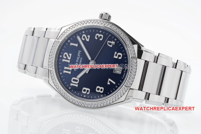 PPF FactoryPatek Philippe1:1super cloneblue dial7300/1200A-001front live photo