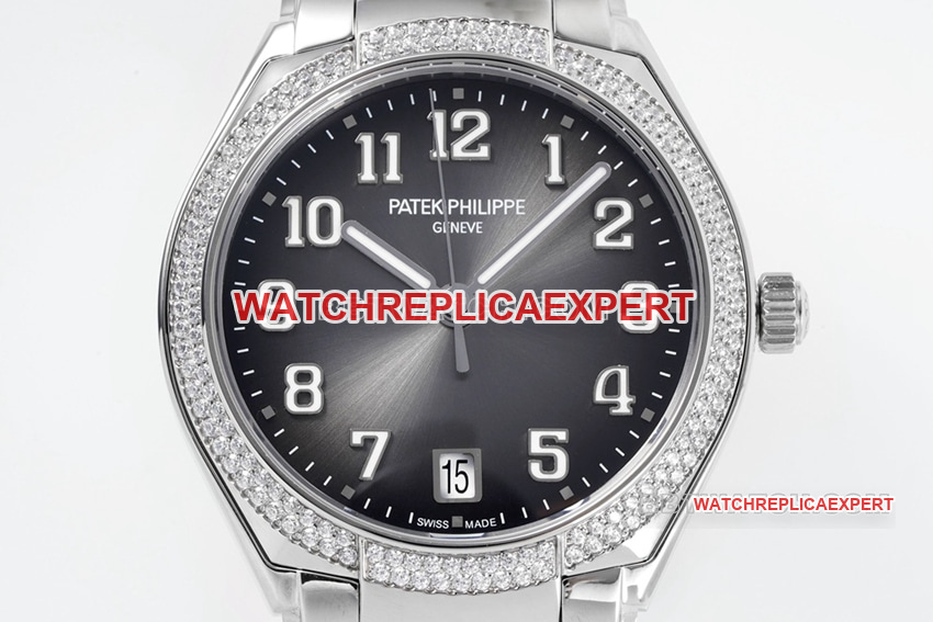 PPF FactoryPatek Philippe1:1super cloneblack dial7300/1200A-010front live photo