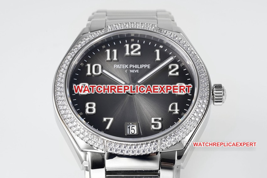 PPF FactoryPatek Philippe1:1super cloneblack dial7300/1200A-010front live photo