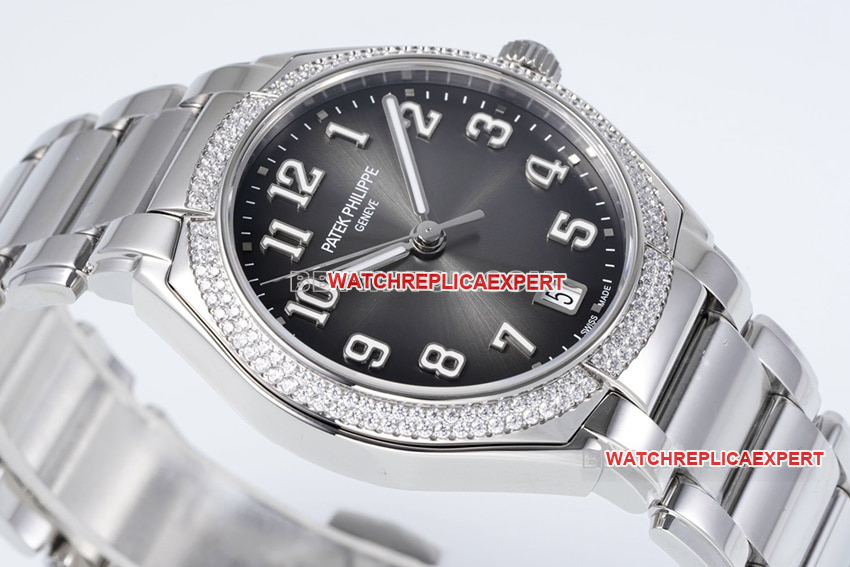 PPF FactoryPatek Philippe1:1super cloneblack dial7300/1200A-010front live photo