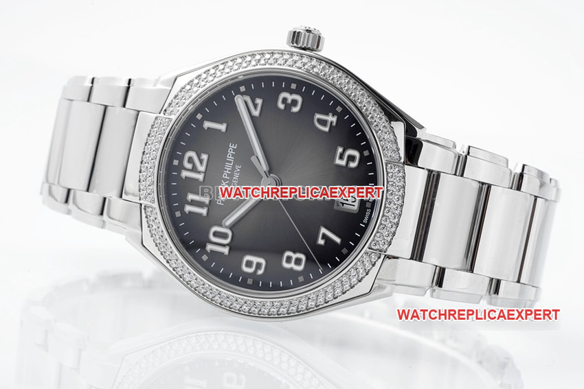 PPF FactoryPatek Philippe1:1super cloneblack dial7300/1200A-010front live photo
