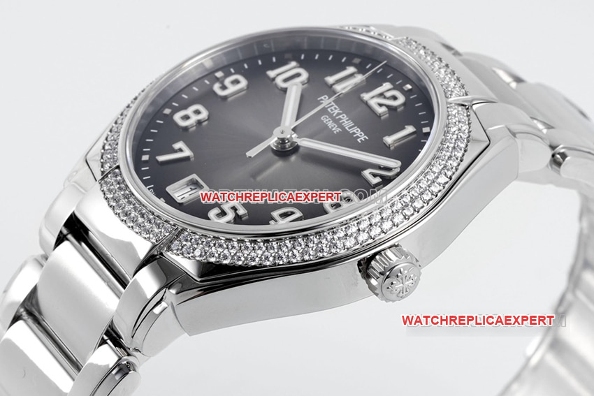 PPF FactoryPatek Philippe1:1super cloneblack dial7300/1200A-010side live photo