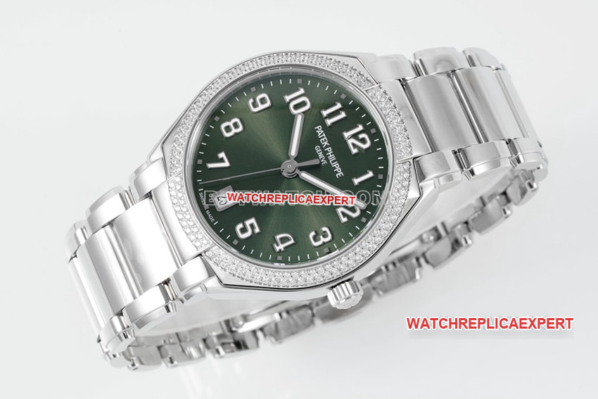 PPF FactoryPatek Philippesuper clonegreen dial7300/1200A-011front live photo