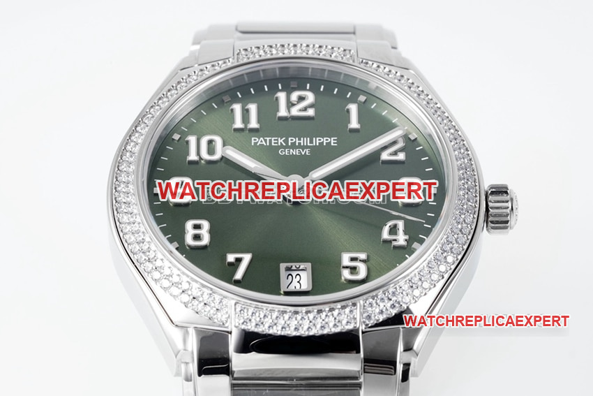 PPF FactoryPatek Philippesuper clonegreen dial7300/1200A-011front live photo