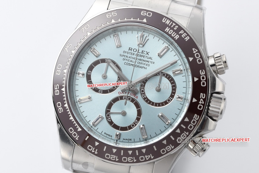 clean factory 2024 new Rolex top collectible watches Daytona ice blue di back 4131 automatic mechanical movement 72 hours