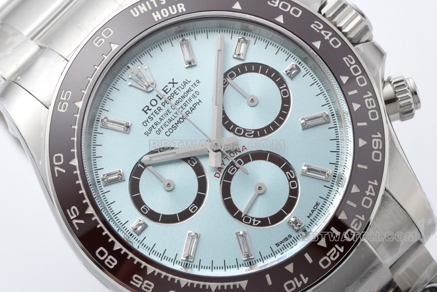clean factory 2024 new Rolex top collectible watches Daytona ice blue di back 4131 automatic mechanical movement 72 hours