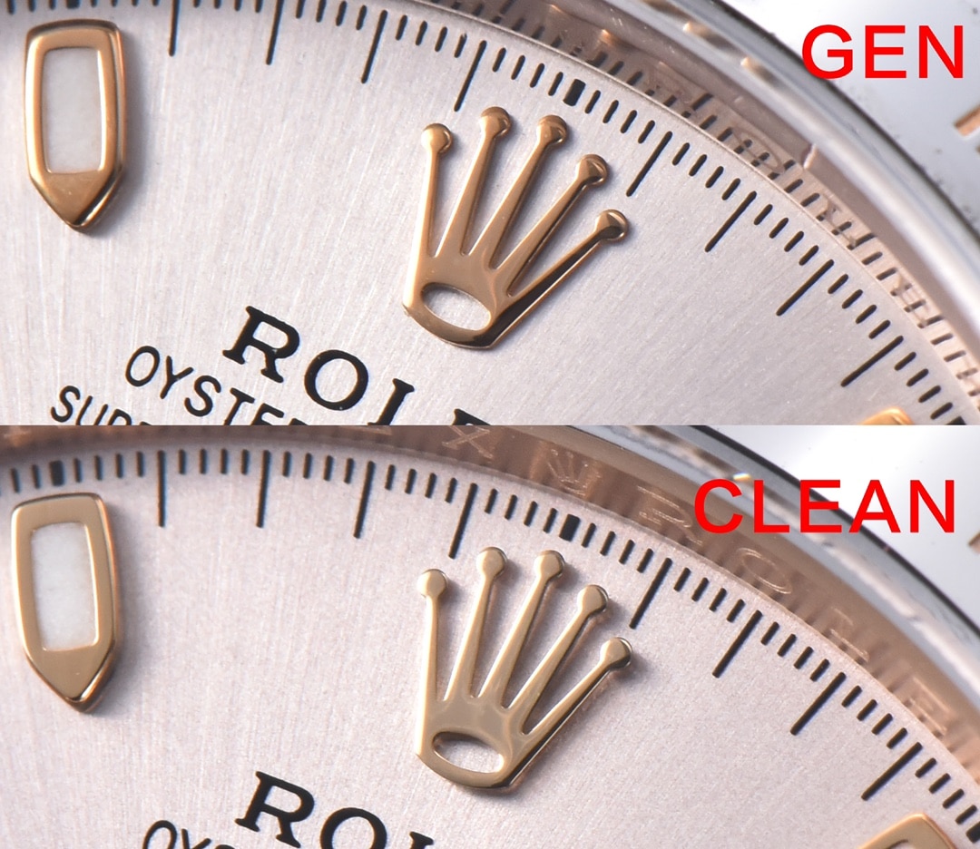 C factory rose goldDaytona genuine and fake comparison review Rolextop-tier watch front comparison picture