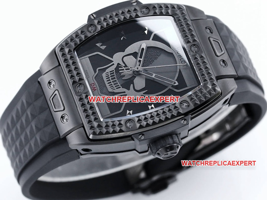TW factory Hublot1:1super cloneblack dial skull 646.CI.0110.RX.DPM24side live photo