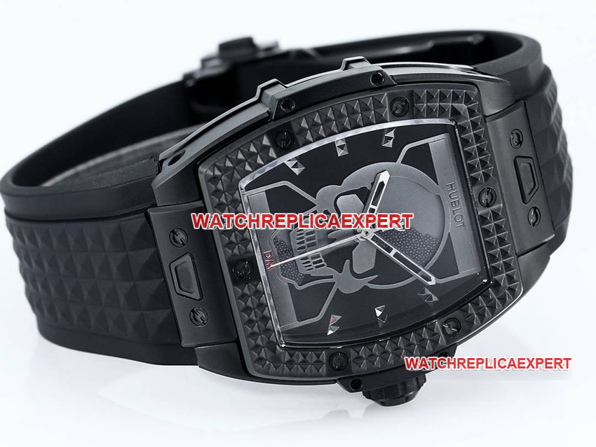 TW factory Hublot1:1super cloneblack dial skull 646.CI.0110.RX.DPM24side live photo