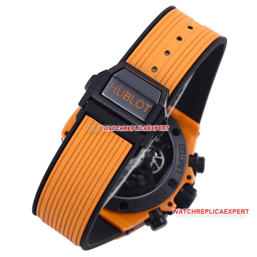 BBF factory Hublotsuper hollow plate orange rubber model 441.CU.5910.RXbraceletlive photos