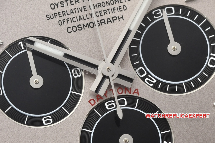 Factory C RolexDaytona1:1top-tier replicawhite gold cement gray 4131steel bracelet front live photo