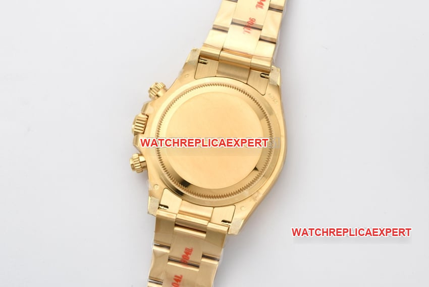 Factory C RolexDaytonatop-tier 1:1high-quality replicayellow gold4131steel bracelet caseback live photo