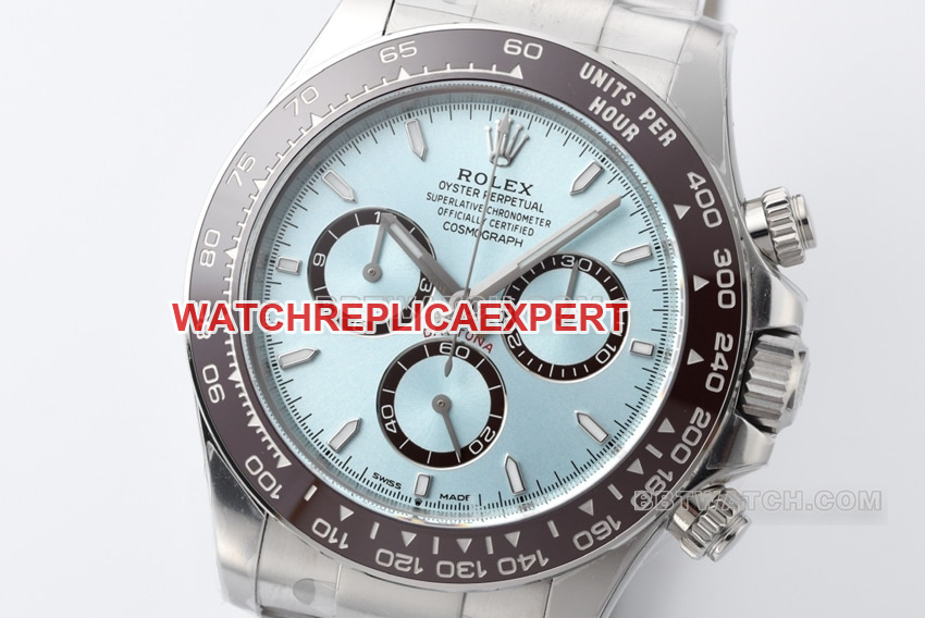 Factory C Rolex Daytonatop-tier 1:1super Ice Landi 4131 steel bracelet front live photo