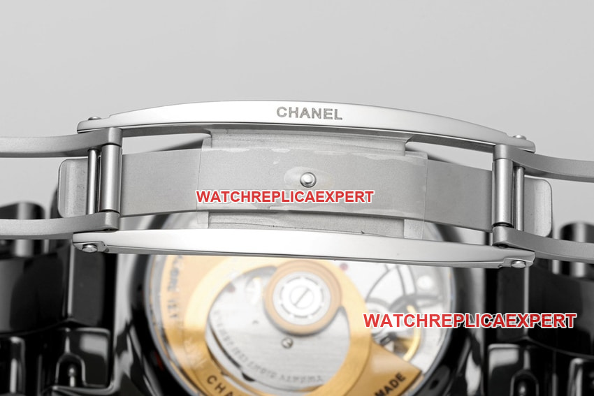 Chaneltop-tier replicablack dialyellow goldceramic bezelsteel bracelet model H9541clasplive photos