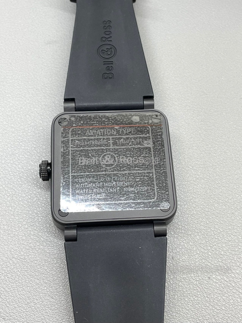 Bell & Ross top-tier 1:1high-quality replica2024 new black dialBR03A-CPS-CE/SRBcaseback live photo