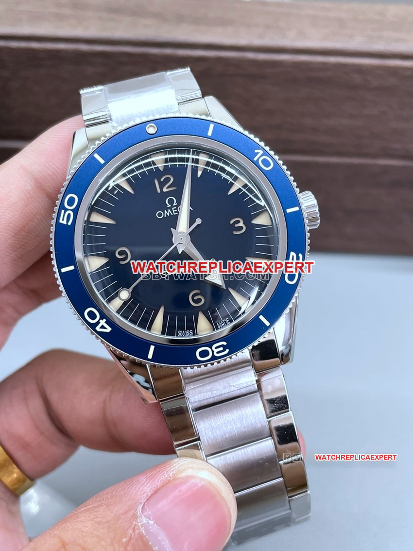 VS factory Omega Seamaster super A 2024 new blue plate 234.30.41.21.03.001 front real picture