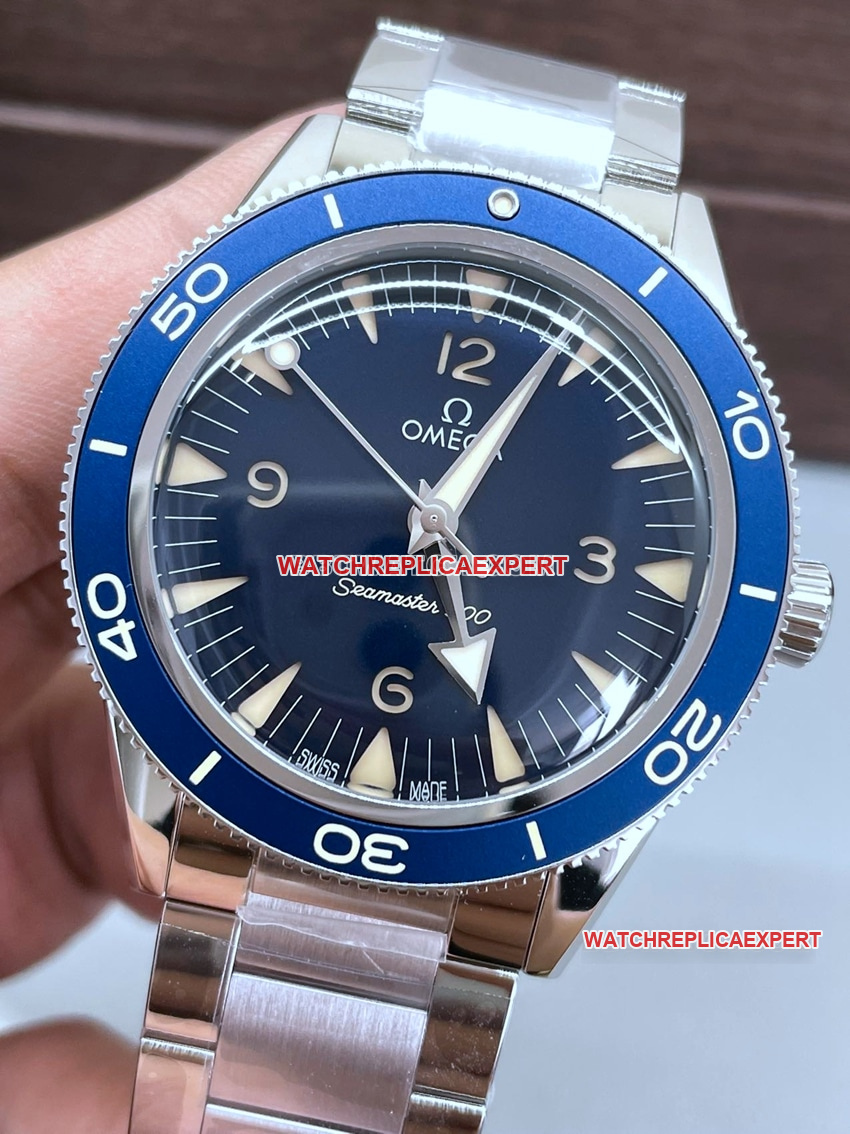 VS factory Omega Seamaster super A 2024 new blue plate 234.30.41.21.03.001 front real picture