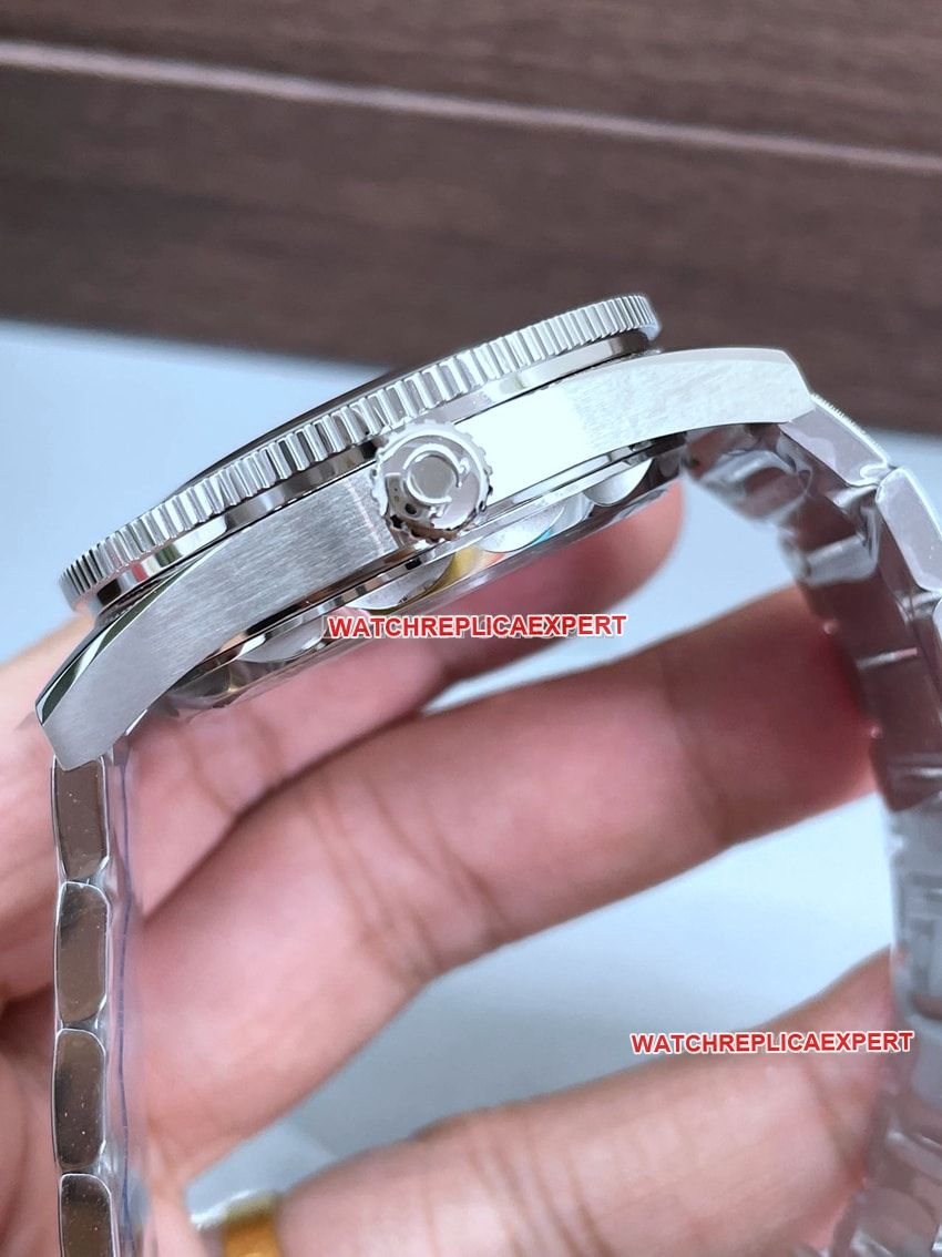 VS factory Omega Seamaster super A 2024 new blue plate 234.30.41.21.03.001 side actual photo